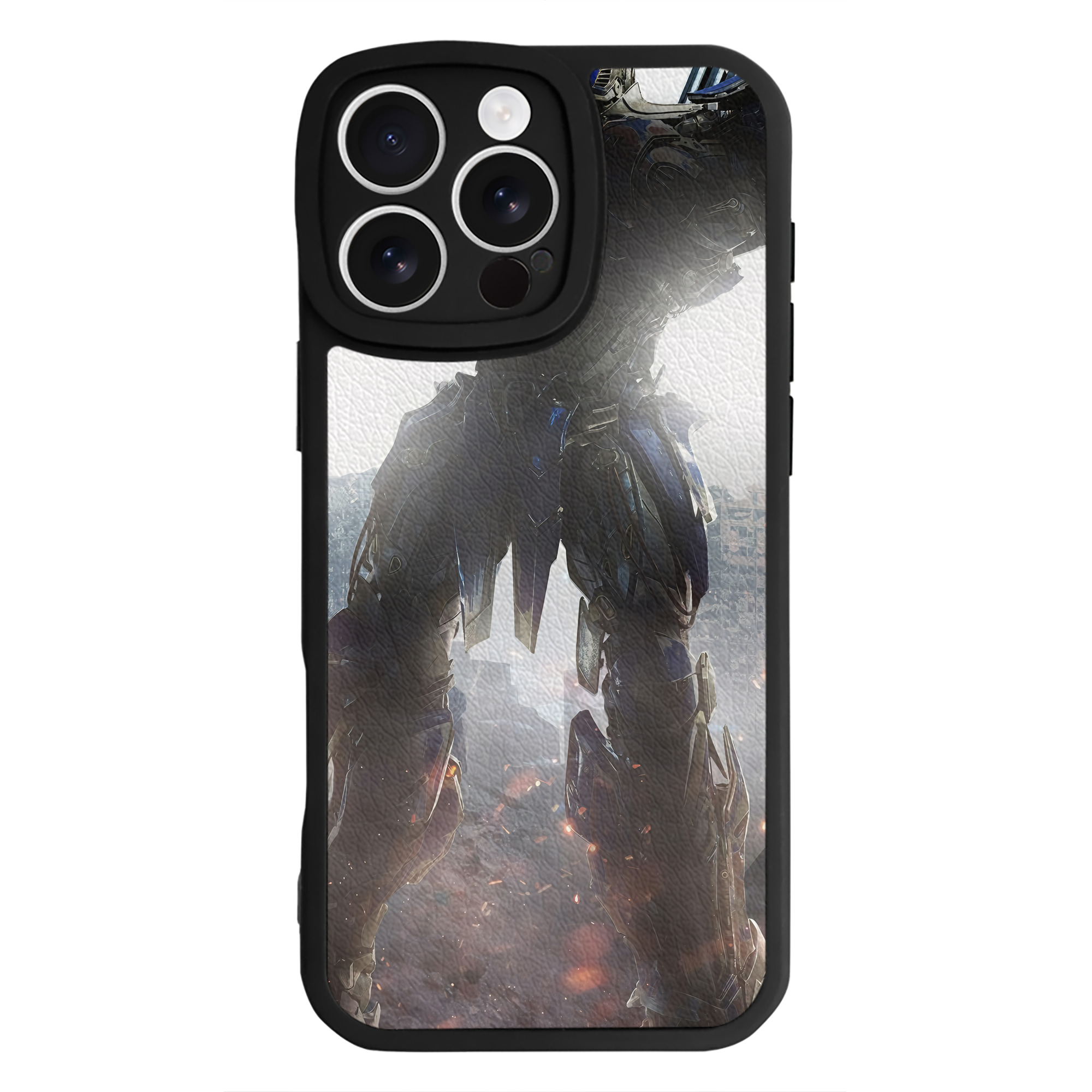（画像用） Transformers トランスフォーマー 【iPhone 16シリーズ対応】シリコンスマホケース（レザー調） 材質：シリコン